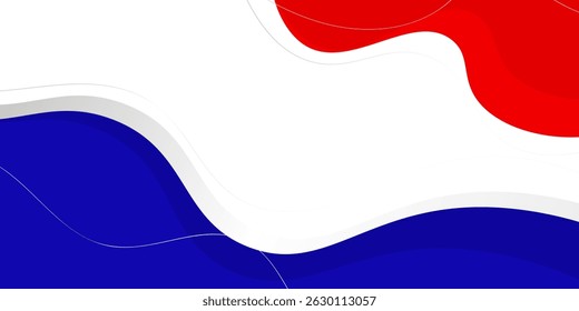 Abstract elegant background design with space for your text. Corporate concept red blue white vector illustration.