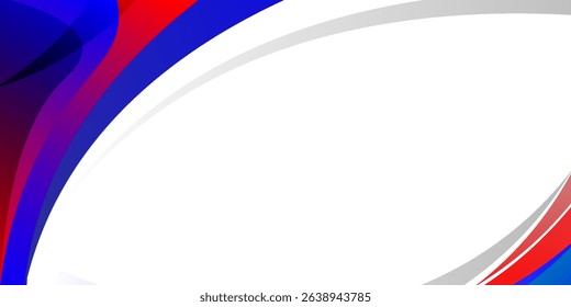 Abstract elegant background design with space for your text. Corporate concept red blue and white. Vector shapes dynamic eps 10