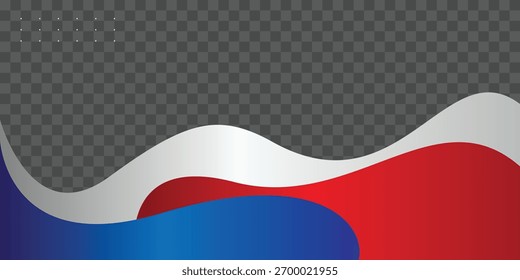 Abstractas diseño de fondo elegante con espacio para su texto. Concepto Corporativa rojo azul blanco transparente ilustración.