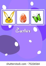 abstract elegant background for easter day celebration