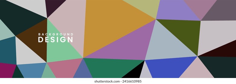 abstract elegant background with triangles and classic vibrant color