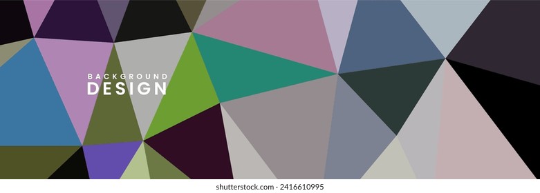 abstract elegant background with triangles and classic vibrant color