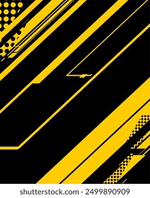 abstract elegant background with yelow lines and halftone