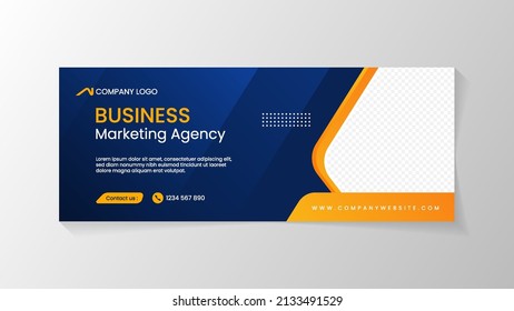 Abstract elegant banner and cover header design template for website or promotion your business. Online marketing post