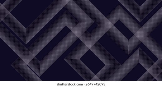 Abstract elegant black background with shiny gold geometric lines. Modern gold diagonal rounded lines pattern.Horizontal banner template. Suitable for covers, posters, presentations, vectors. eps.10