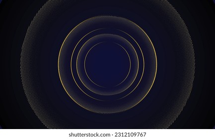 Abstract elegant black blue luxury background concept with dark gold and glitter texture