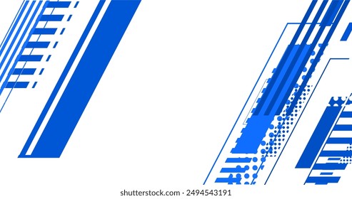 abstract elegant blue background with geometric shapes