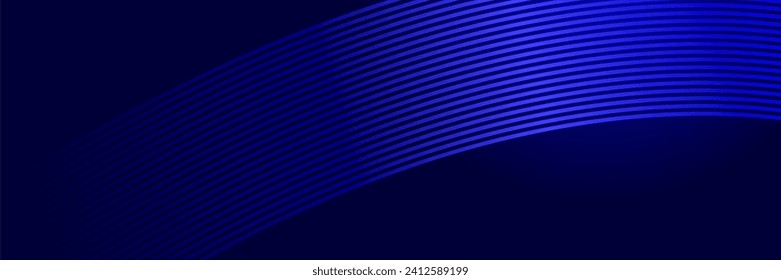 abstract elegant blue background with glowing lines