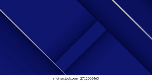 Abstract Elegant Blue Background With Gold Accents Decoration Design
