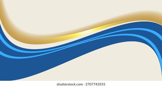 Resumo elegante fundo de luxo azul com linha de ouro. Fundo futurista moderno . Pode ser design para landing page, capas de livros, brochuras, folhetos, revistas, qualquer marca, banners, cabeçalhos, prese