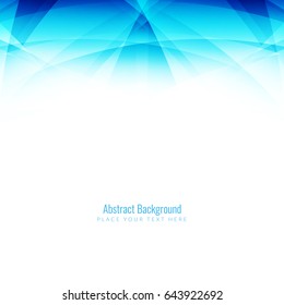 Abstract elegant blue wave background