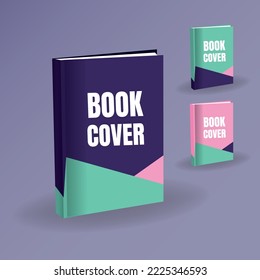 Abstract elegant book cover. Soft cover book