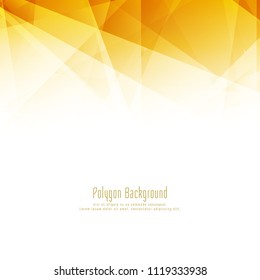 Abstract elegant bright polygon design decorative background vector