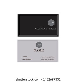 abstract elegant business card template