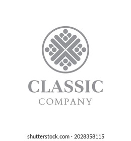 Abstract Elegant Classic Ornament Logo Design for Luxury Brand. 