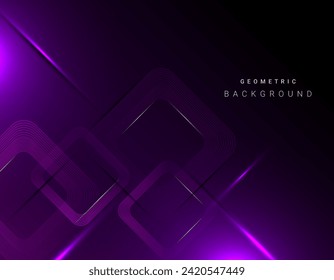 Resumen de color elegante movimiento de líneas dinámicas de fondo vector