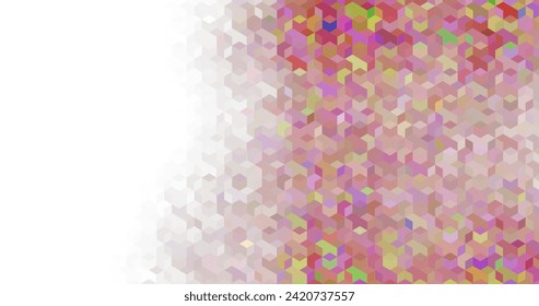 abstrakter, eleganter Hintergrund mit Hex-Muster