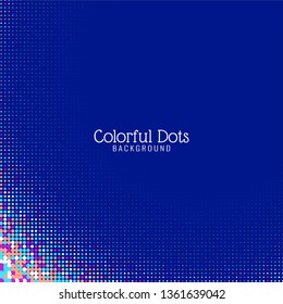 Abstract elegant colorful dots background