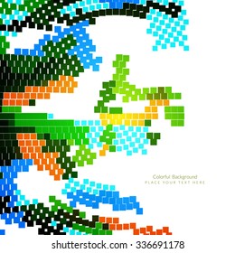 Abstract elegant colorful modern designed background.
