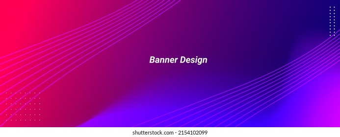 Abstract elegant colorful modern pattern banner template vector