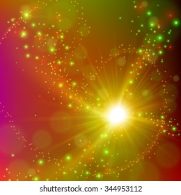 Abstract elegant colorful shine background