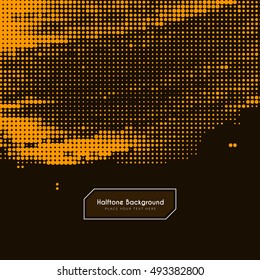Abstract elegant colorful vector halftone background