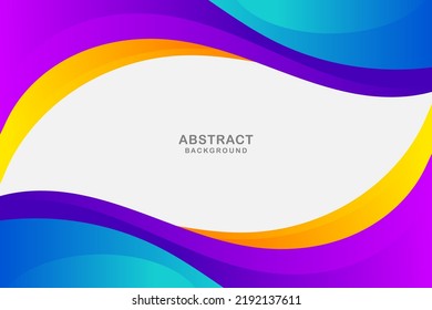 Resumen elegante vector de fondo de onda colorida