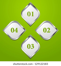 Abstract elegant colourful design template. Vector background eps 10
