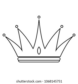 Abstract elegant crown