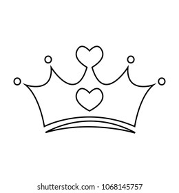 Abstract elegant crown