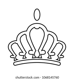 Abstract elegant crown