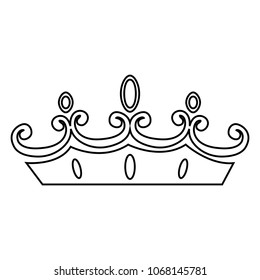 Abstract elegant crown