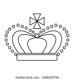 Abstract elegant crown