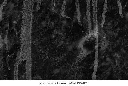 Abstract elegant dark black background vector illustration with vintage distressed grunge texture and white charcoal color paint. Splash particle white fire effect backdrop.