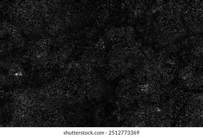 Abstract elegant dark black background vector illustration with vintage distressed grunge texture and white charcoal color paint. Dark grey textured concrete wall splash particle white fire effect.