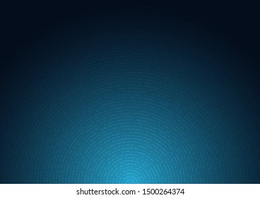 Abstract elegant dark blue background with light effect and glitter radial. Vector illustration