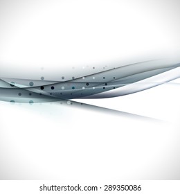 abstract elegant dark curve background, vector illustration