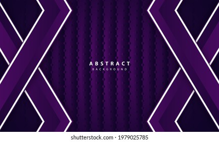 Abstract elegant dark purple on overlap layer background