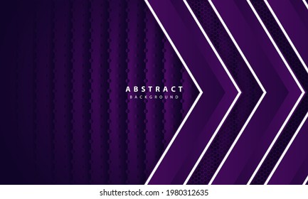 Abstract elegant dark purple on overlap layer background