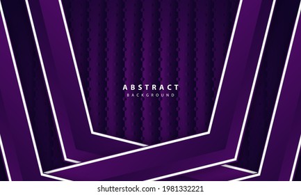 Abstract elegant dark purple on overlap layer background