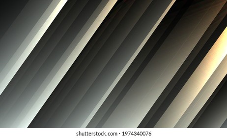 Abstract Elegant diagonal striped black and yrllow background, vector picture