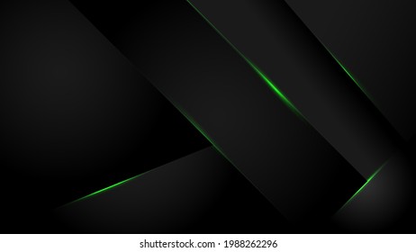 Abstrakt Eleganter, diagonal gestreifter schwarzer Hintergrund, Vektorgrafik