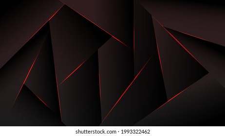 Resumen Elegante diagonal de fondo negro rayado, imagen vectorial