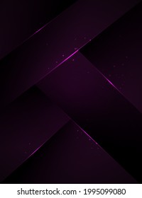 Abstract Elegant diagonal striped black background, vector picture