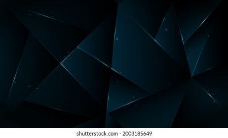 Abstract Elegant diagonal striped black and green background, vector picture