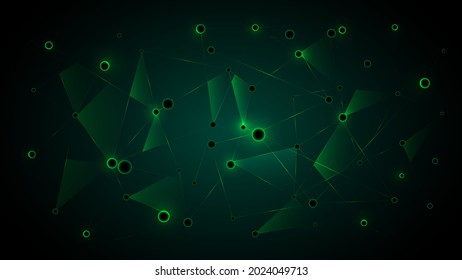 Abstract Elegant diagonal striped black and green background, vector picture