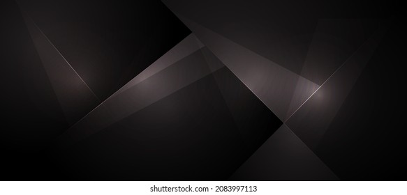 Abstrakt Eleganter, diagonal gestreifter schwarzer Hintergrund Digitaler Hintergrund Polygon, schwarzes Hexagon	