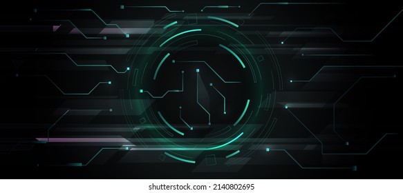 Resumen Elegante diagonal rayado fondo negro y verde, futuro y ciberpunk 
