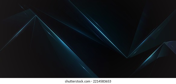Abstract Elegant diagonal striped black background Digital background polygon ,blank template, tech product background