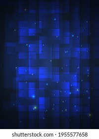 Abstract Elegant diagonal striped blue light background, vector picture